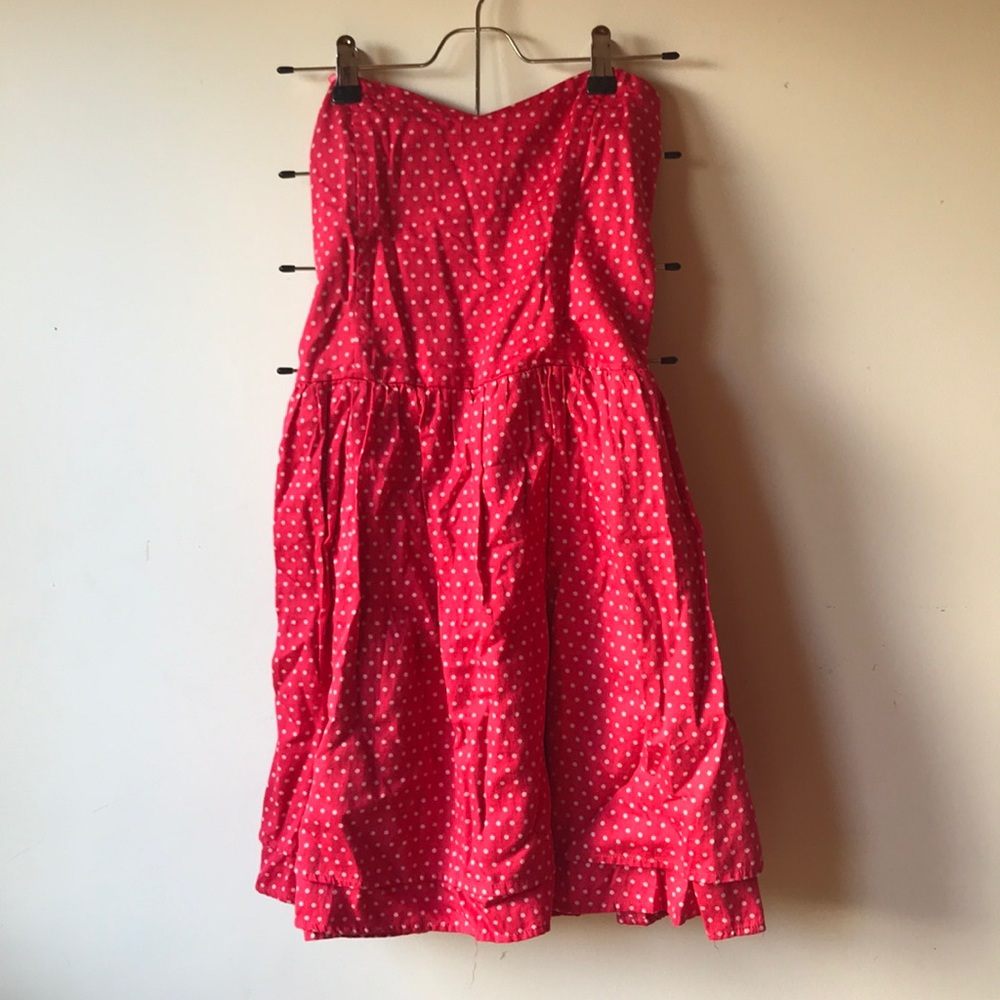 Strapless corset tube top dress perfect for summer